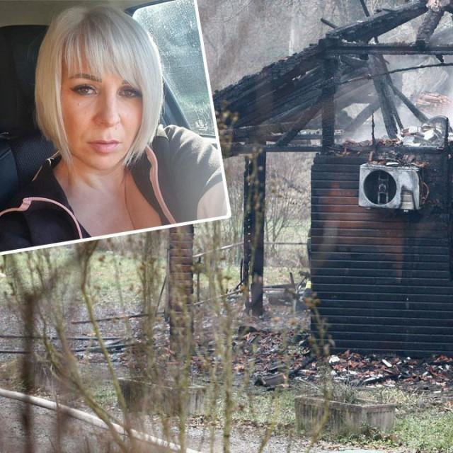 Gabriela Čičković i zgarište doma Zelena oaza