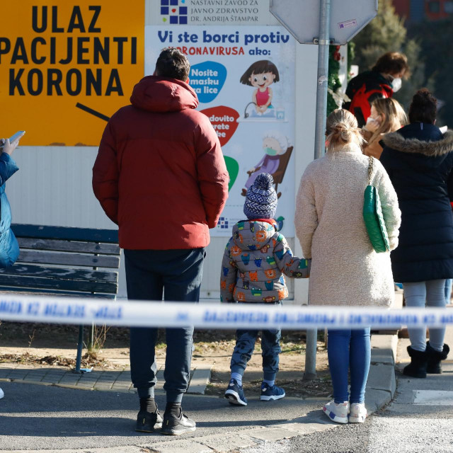 Testiranje građana PCR testom na Sars-cov-2 u Hrvatskom zavodu za javno zdravstvo
