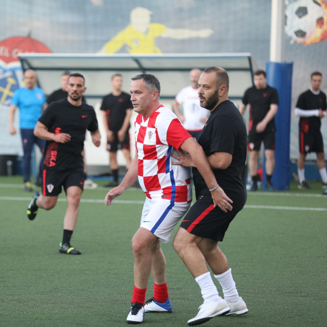 Šef HNS-a Marijan Kustić i pomoćnik glavnog urednika Jutarnjeg Tomislav Mamić