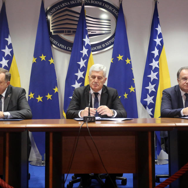 Milorad Dodik, Dragan Čović i Nermin Nikšić
 