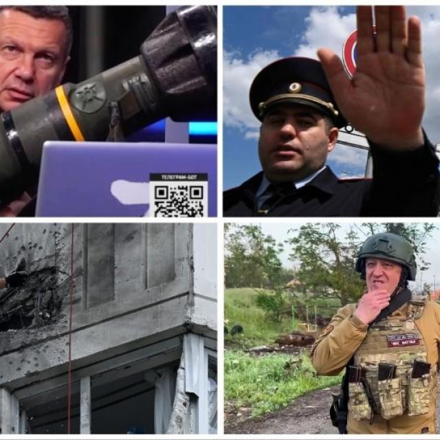 Vladimir Solovjov, Jevgenij Prigožin i prizori iz Moskve