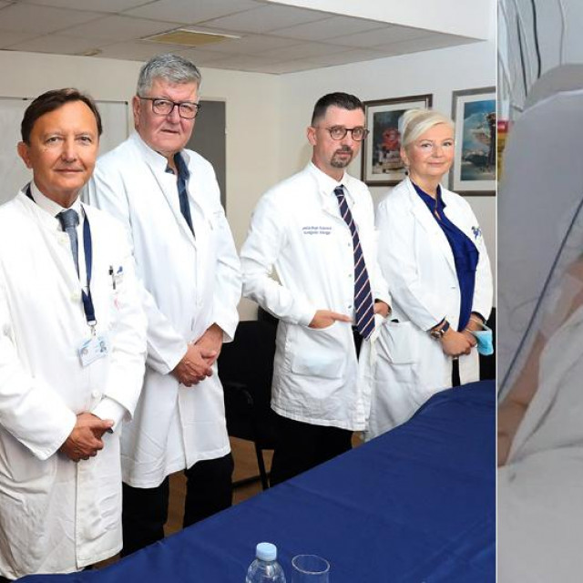 Konferencija za medije KBC-a Zagreb u povodu transplantacije;:Mirela Pandžić