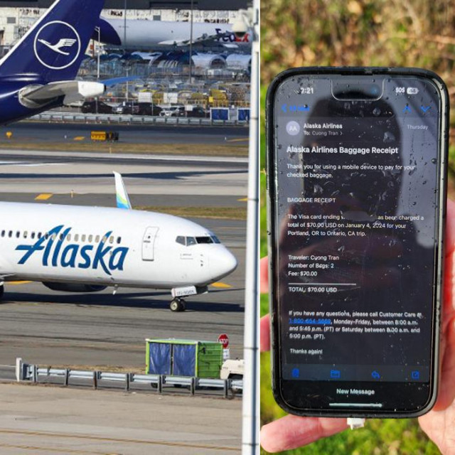 Zrakoplov Alaska Airlinesa i pronađeni iPhone