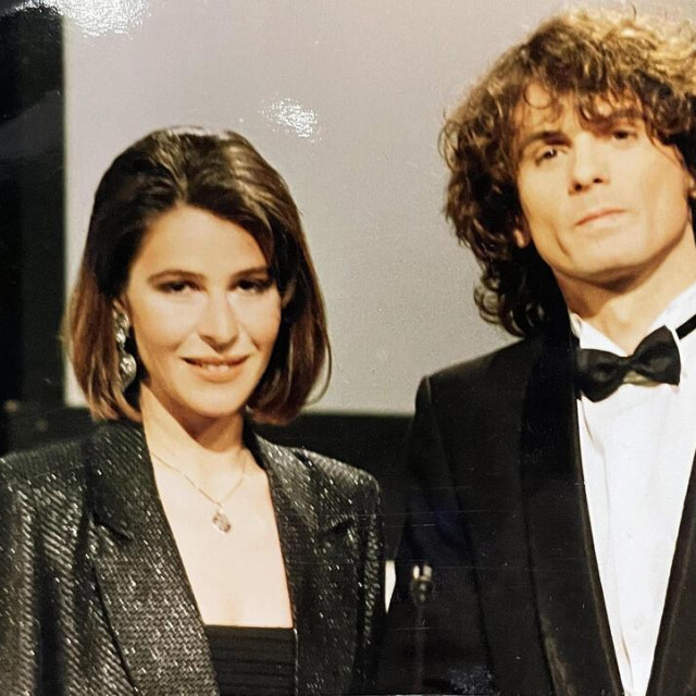 Dubravka Marković Duca i Rene Medvešek 1990.