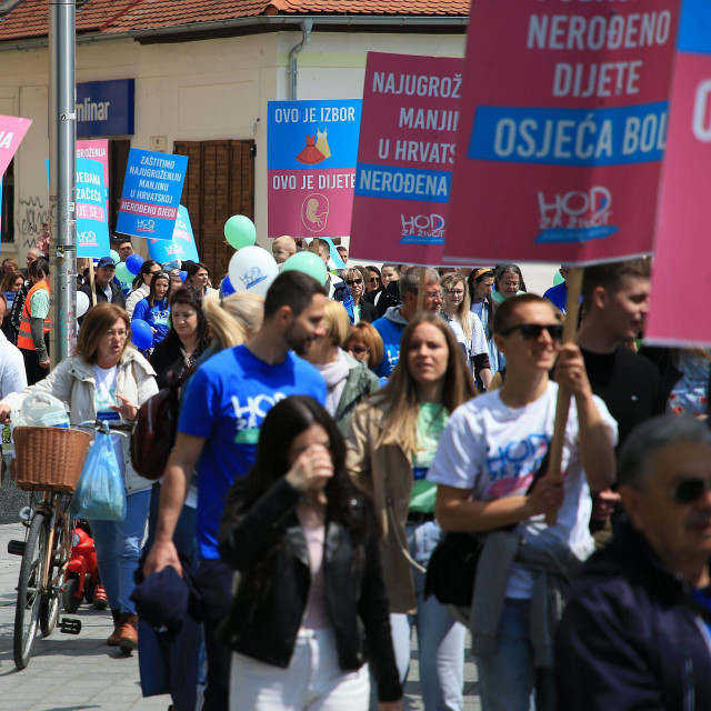 Hod za život u Osijeku (arhivska fotografija)