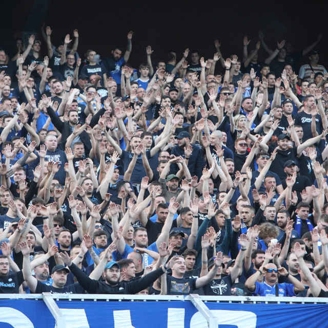Bad Blue Boysi na utakmici s Osijekom