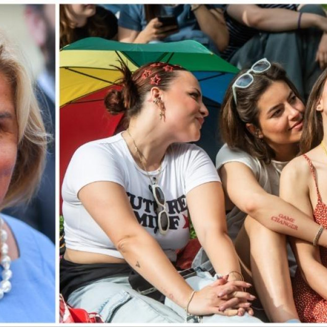 Željka Markić, povorka ponosa u Zagrebu