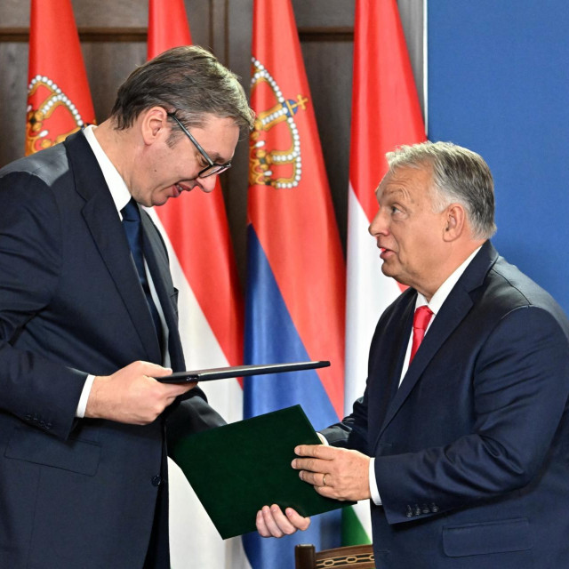 Aleksandar Vučić i Viktor Orban