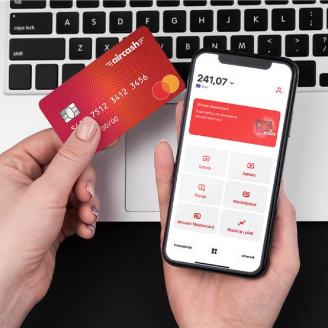 Aircash aplikacija