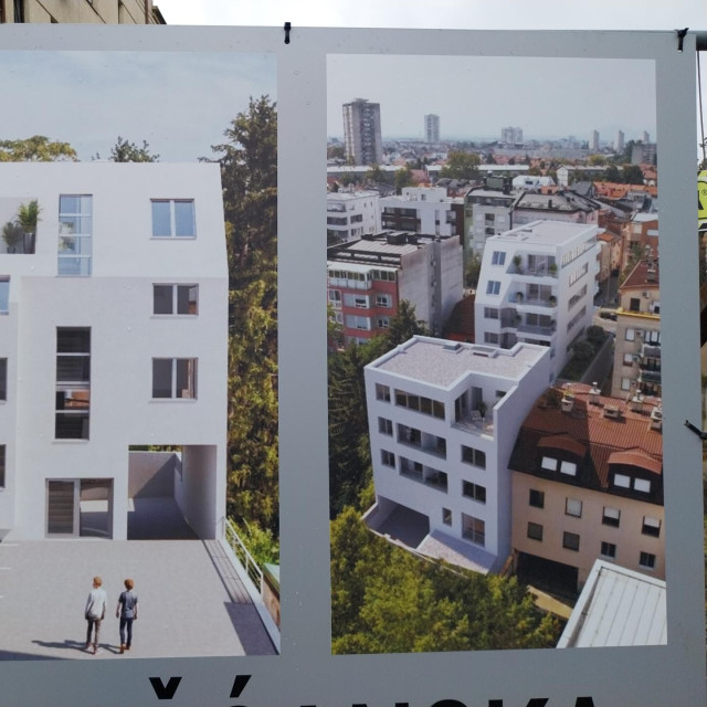 Fotografije projekta na plakatu u ulici