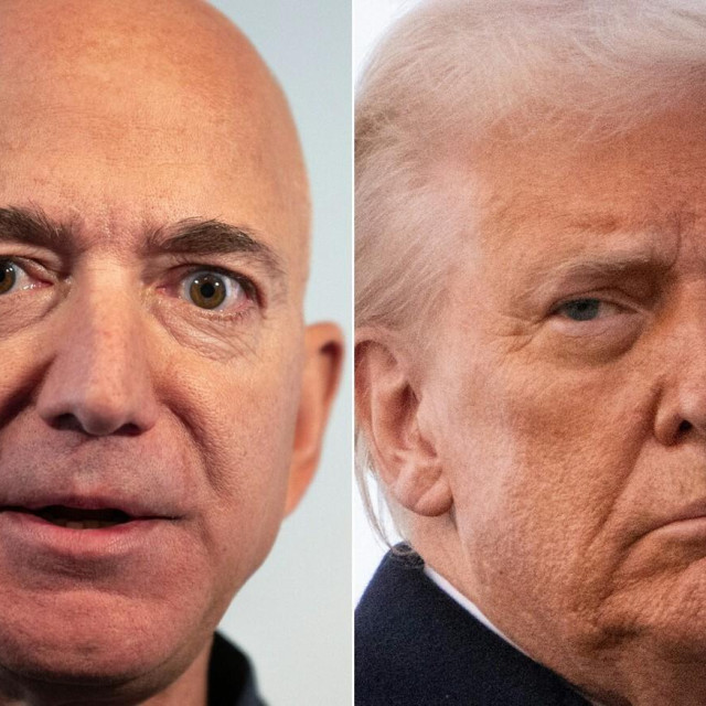 Jeff Bezos, Donald Trump