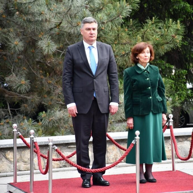 Zoran Milanović je u Skoplje došao na poziv predsjednice Sj. Makedonije Gordane Siljanovske Davkove
